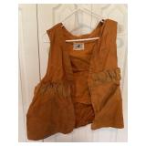 VINTAGE CANVAS HUNTING COAT WITH OLD HUNTING