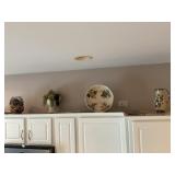 REMAINDER OF KITCHEN; DECORATIVE PLATES AND HOME