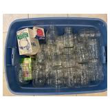 LARGE LOT OF BALL CANNING JARS, LIDS AND MORE