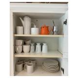 CONTENTS OF WALL CABINETS ON RIGHT SIDE OF