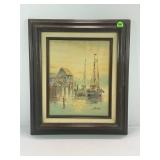 OIL ON CANVAS PAINTING BY JOHN LUINI - 12" X 15"