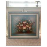 ARTIST SIGNED OIL ON CANVAS FRAMED PAINTING BY