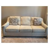 ASHLEY FURNITURE UPHOLSTERED COUCH - 91"