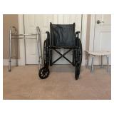 DRIVE MEDICAL WHEELCHAIR, SHOWER SEAT & FOLD UP