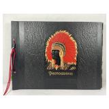 INDIAN CHIEF VINTAGE PHOTO ALBUM HOLDER -15" X 12"