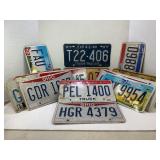 LARGE LOT OF LICENSE PLATES
