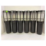 LOT OF 6 SOLAR PANEL LANDSCAPING LIGHTS - 13"