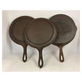 WAPAK 10" CAST IRON SKILLET - HEAVILY PITTED AND