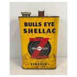 BULLS EYE SHELLAC ZINSSER 1 GALLON METAL CAN