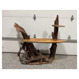 VINTAGE TREE ROOT TABLE - 60" X 23" X 52" TALL