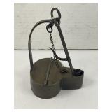 PETER DERR STAMPED COPPER & WROUGHT IRON BETTY