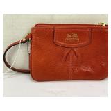 COACH LEATHER WRISTLET WOMENS WALLET