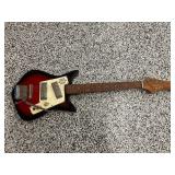 VINTAGE NORMA ELECTRIC GUITAR WITH DADDARIO