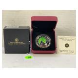 2008 $20 FINE SILVER CANADIAN CRYSTAL RAINDROP