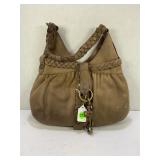 G SERIES HOBO OATMEAL G COIN COLE HAAN LEATHER