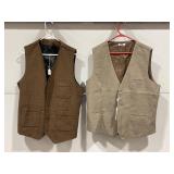 LOT OF 2 COOFANDY & OTHER MENS SUIT VEST - SIZE XL