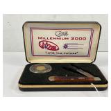 CASE XX MILLENNIUM 2000 2 BLADE COLLECTOR KNIFE