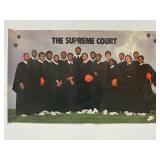 NIKE SUPREME COURT NBA BASKETBALL POSTER - 22" X