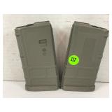 LOT OF 2 - 5.56 AR 20 ROUND PMAGS