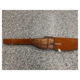 LEATHER HEAVILY EMBOSSED LONG GUN CASE