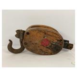 WESTERN BLOCK COMPANY WOOD PULLEY