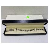 STERLING SILVER BRACELET - 18.49 TW GRAMS