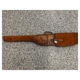 LEATHER HEAVILY EMBOSSED LONG GUN CASE
