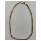 14K GOLD BRACELET - 2.78 GRAMS - 7 3/4" IN LENGTH
