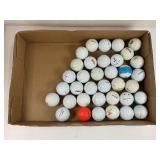 LOT OF 36 VARIOUS GOLF BALLS