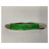 CASE XX 9 DOT BRILLIANT GREEN BONE SMOOTH