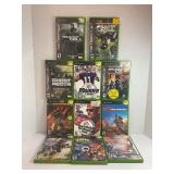 LOT OF 11 XBOX GAMES - TOM CLANEY