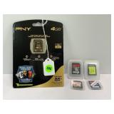 MEMORY CARDS - 4GB