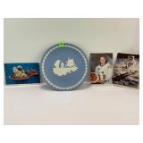 WEDGEWOOD APOLLO 11 1969 COMMEMORATIVE PLATE