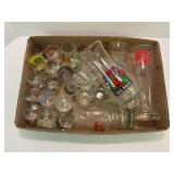 LARGE LOT OF ASSORTED SHOT GLASSES AND MORE