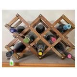 8 BOTTLE WOOD WINE RACK
