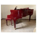 WURLITZER BABY GRAND PIANO - C153 BRASS PLATE