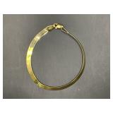 10KT GOLD 7" ITALY BRACELET - 2.75G