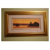 IGOR MEDVEDEV "GOLDEN ARRIVAL" FRAMED ARTIST