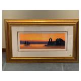 IGOR MEDVEDEV "GOLDEN ARRIVAL" FRAMED ARTIST