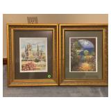DANIEL CAMBIER "NOTRE DAME" FRAMED AND MATTED