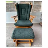 GLIDER ROCKER WITH OTTOMAN