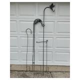 LOT OF SHEPHERD, HOOKS YARD DECOR