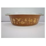 PYREX EARLY AMERICAN 045 2 1/2 QUART OVAL CASSEROL