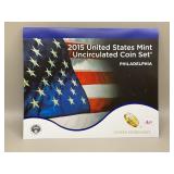 2015 PHILADELPHIA US MINT UNCIRCULATED COIN SET