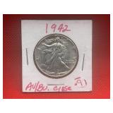 1942 WALKING LIBERTY HALF DOLLAR