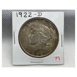 1922-D PEACE DOLLAR