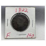 1822 LARGE CENT