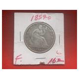 1859-O SEATED HALF DOLLAR