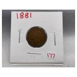 1881 INDIAN HEAD CENT