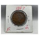 1847 LARGE CENT